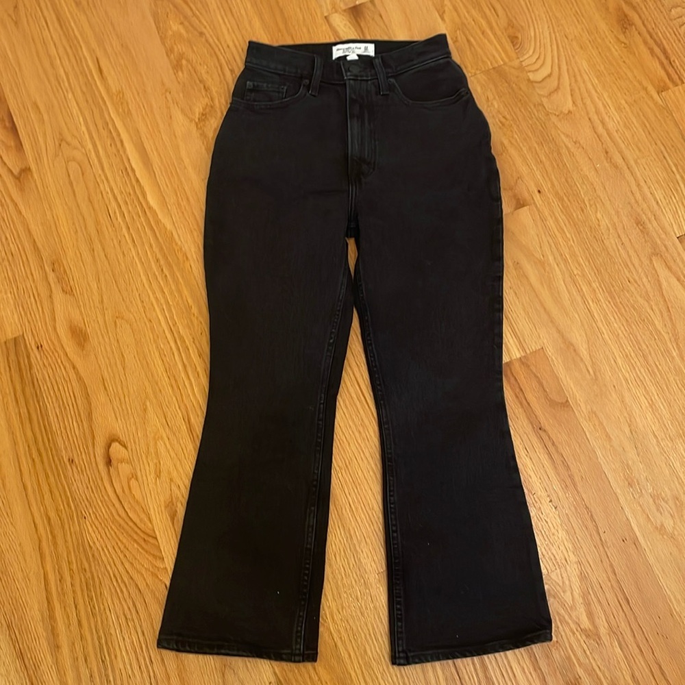 Abercrombie & Fitch black denim size 24